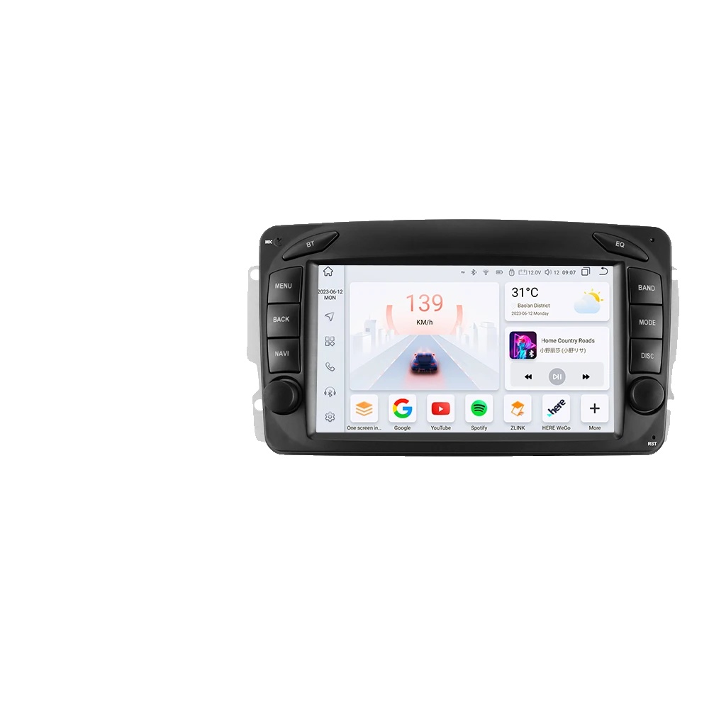 Carplay, Touchscreen, Multimedia-unterstützung, Kompatibel Mit Mercedes Benz W203 Vito W639 W168 Vaneo Clk W209, S6 Ahdc2