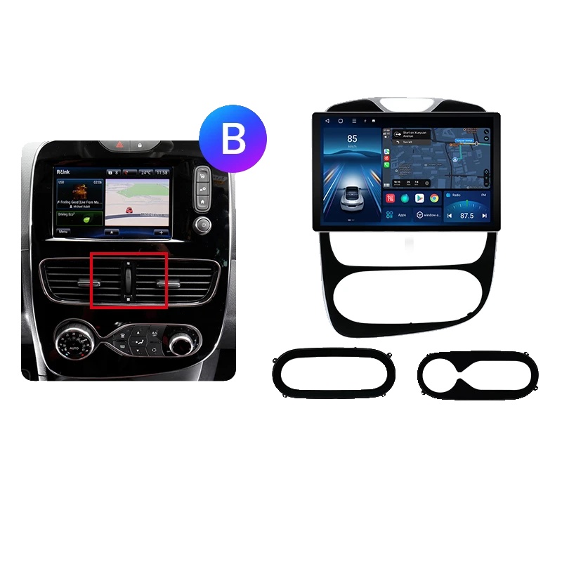 Autoradio, Displaygröße, Smartphone-kompatibilität, Kompatibel Mit Renault Clio 4 Zoe, X7 Pro (6gb-128gb) - 11,5 Zoll - B