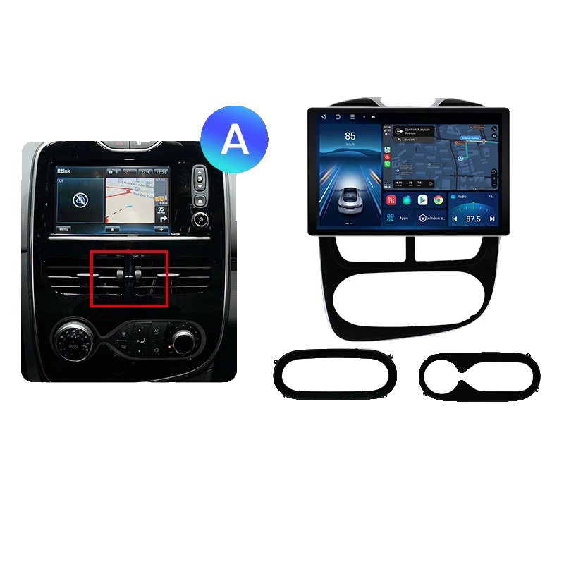 Autoradio, Displaygröße, Smartphone-kompatibilität, Kompatibel Mit Renault Clio 4 Zoe, X7 Max (4gb-64gb) - 13.1 Zoll - A