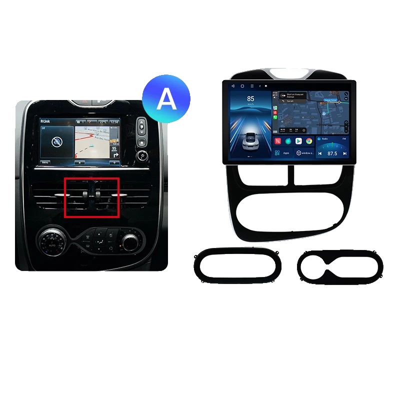 Autoradio, Displaygröße, Smartphone-kompatibilität, Kompatibel Mit Renault Clio 4 Zoe, X7 Pro (4gb-64gb) - 11.5 Zoll - A