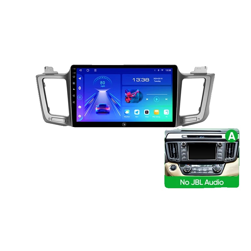 Autoradio, Multimedia-unterstützung, Kabellose Konnektivität, Kompatibel Mit Toyota Rav4 Xa40 2003-2020, G5 4g 64g Kein Jbl