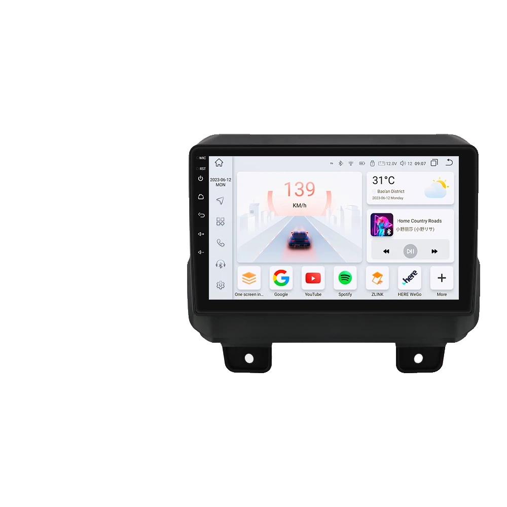 Autoradio, Smartphone-kompatibilität, Multimedia-player, Kompatibel Mit Jeep Wrangler Jl / Gladiator, 8kerne-3g 32g -s1