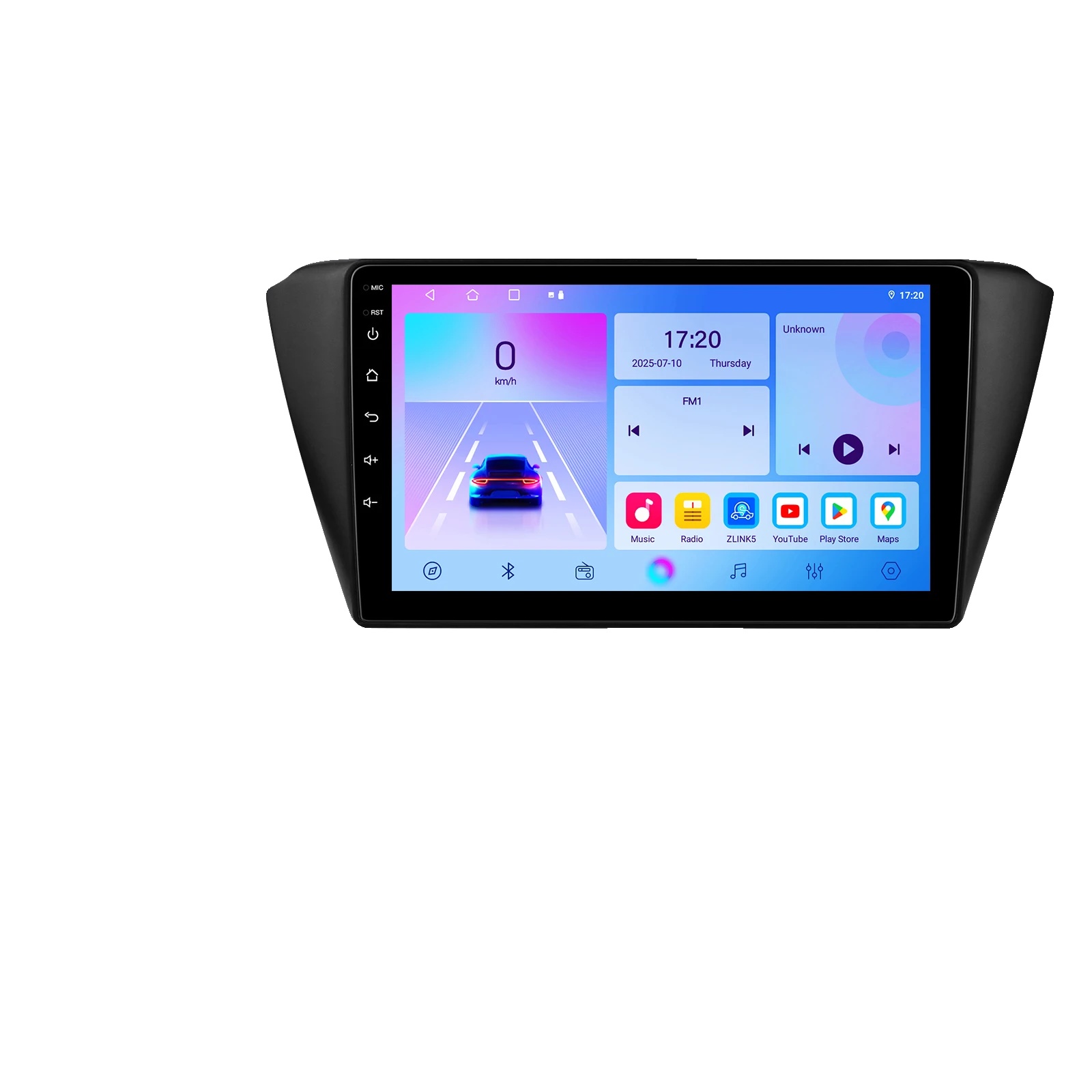 Autoradio, Touchscreen-display, Digitale Medienunterstützung, Kompatibel Mit Skoda Fabia 3 2015-2019, T3cp (4 Kerne 2g 64g)