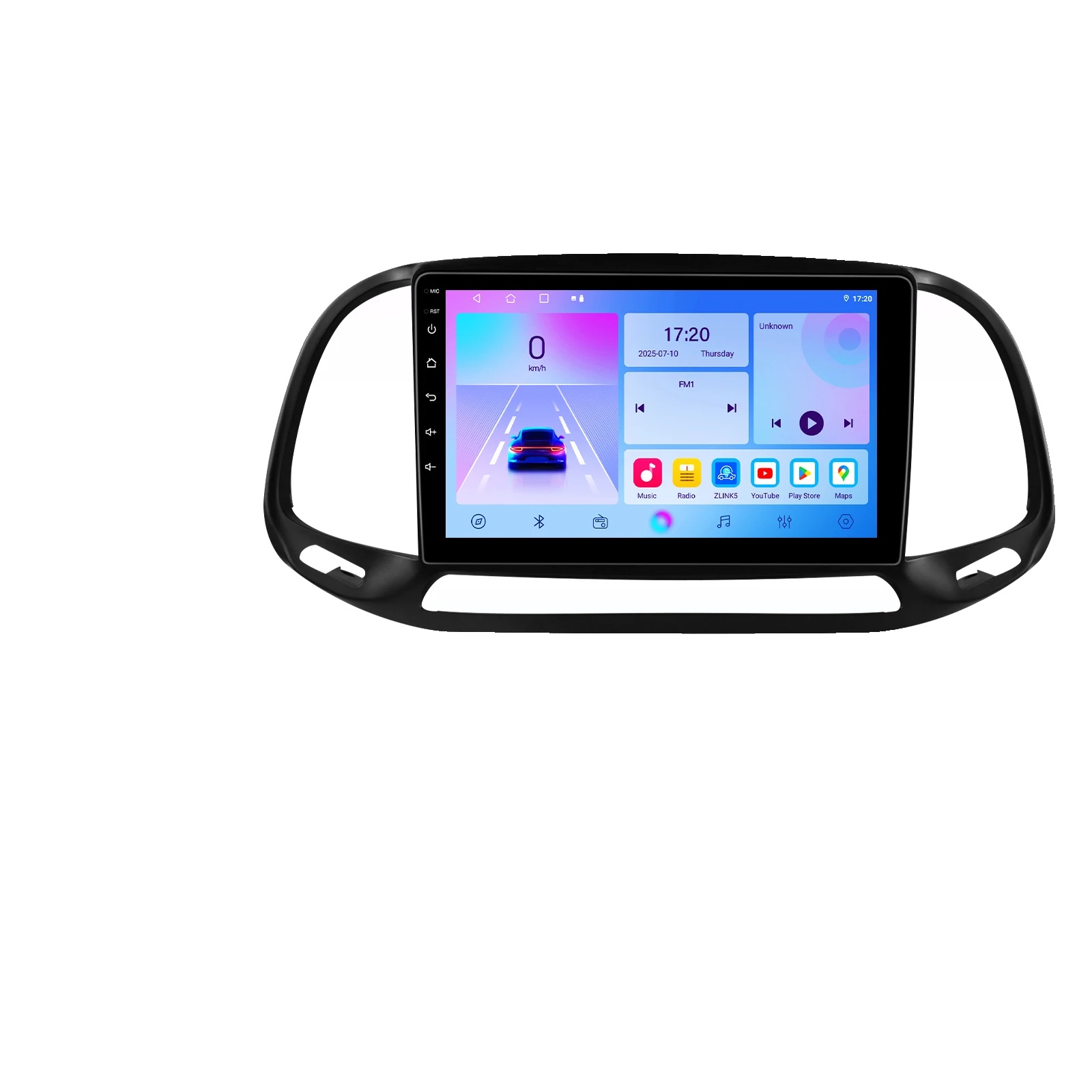 Autoradio, Multimedia-videoplayer, Sprachsteuerung, Kompatibel Mit Fiat Doblo 2015-2019 Gps, T2cp (4-kern 2g 32g)