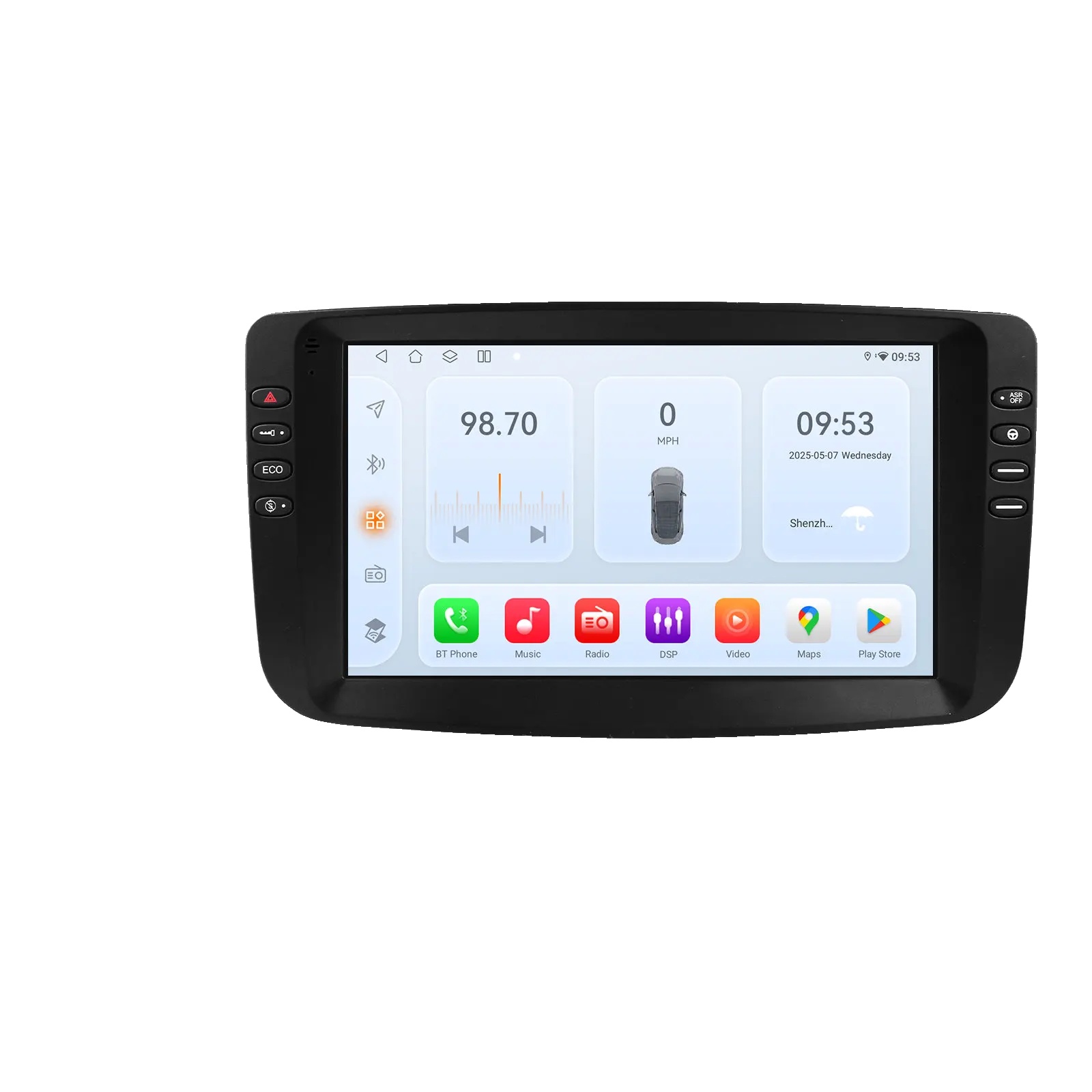 Autoradio, Hd-touchscreen, Smartphone-kompatibilität, Kompatibel Mit Fiat Linea Punto Evo 2012 - 2015, Qs1 (8kern 3g 32g)