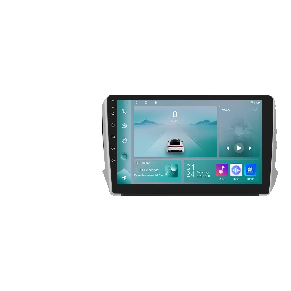 Autoradio, Navigationssystem, Smartphone-kompatibilität, Kompatibel Mit Peugeot 208 2008 Cc 2012-2018, P1(1g 32g 4core)