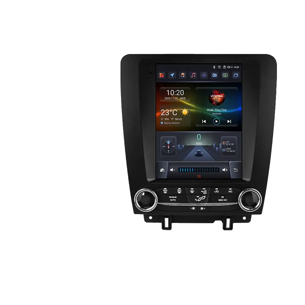 Autoradio Stereo, Displaygröße, Navigationssystem, Kompatibel Mit Ford Mustang 2010-2014, S6 (8kerne-6g 64g)