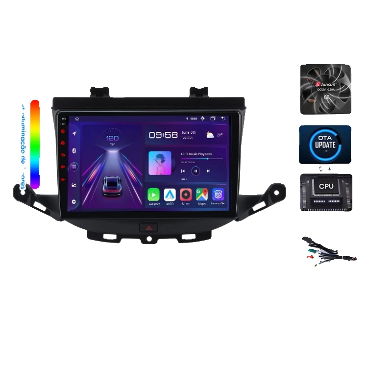 Autoradio, Multimedia-unterstützung, Navigationssystem, Kompatibel Mit Opel Astra K 2015-2019, V1 Plus (6gb+128gb)