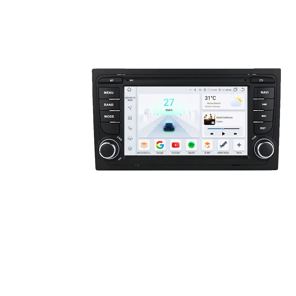 Autoradio, Displaygröße, Smartphone-kompatibilität, Kompatibel Mit Audi A4 B9 B8 B7 B6 S4 Rs4 Seat Exeo, S6(4glte 6g 64g)