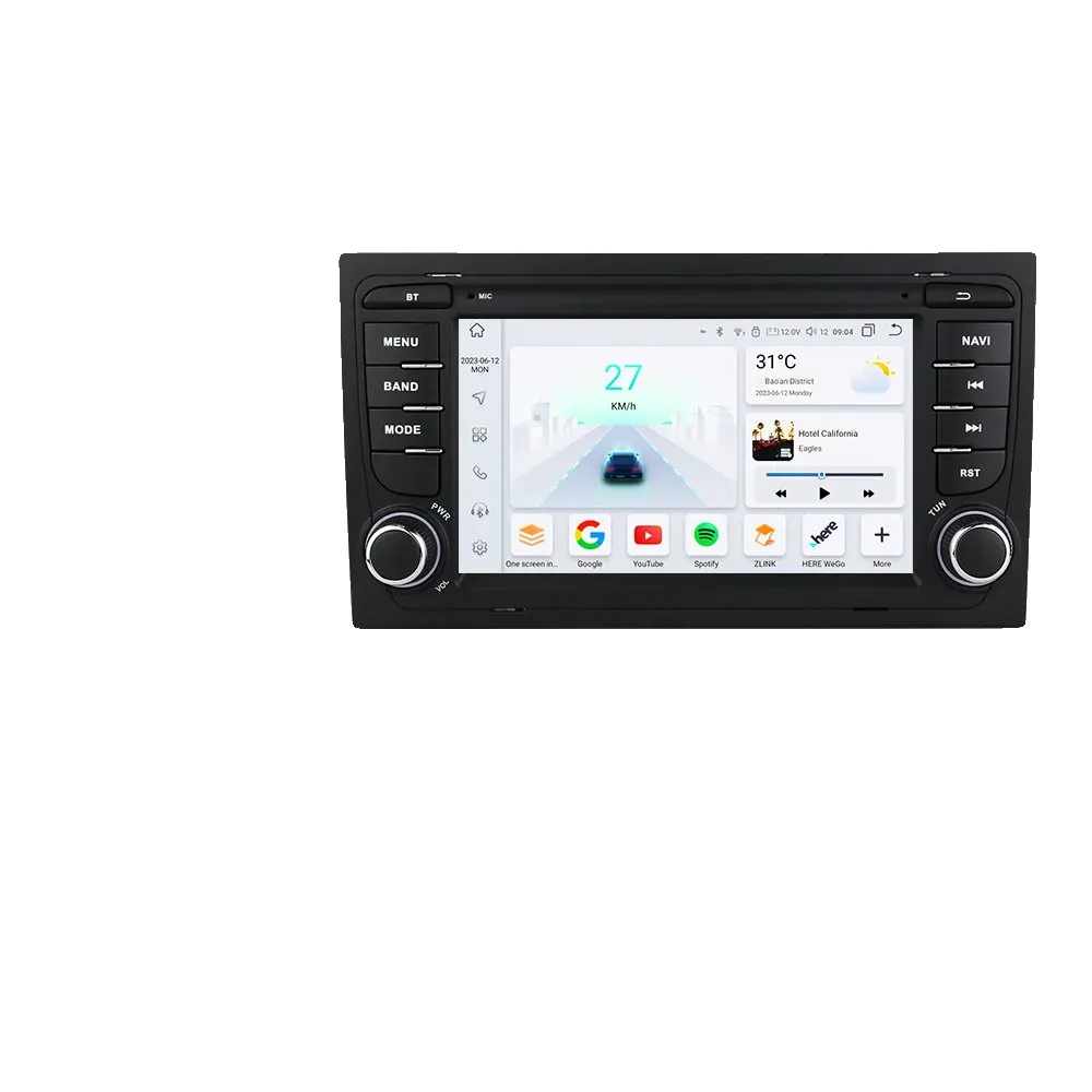 Autoradio, Displaygröße, Smartphone-kompatibilität, Kompatibel Mit Audi A4 B9 B8 B7 B6 S4 Rs4 Seat Exeo, S8(4glte 8g 128g)