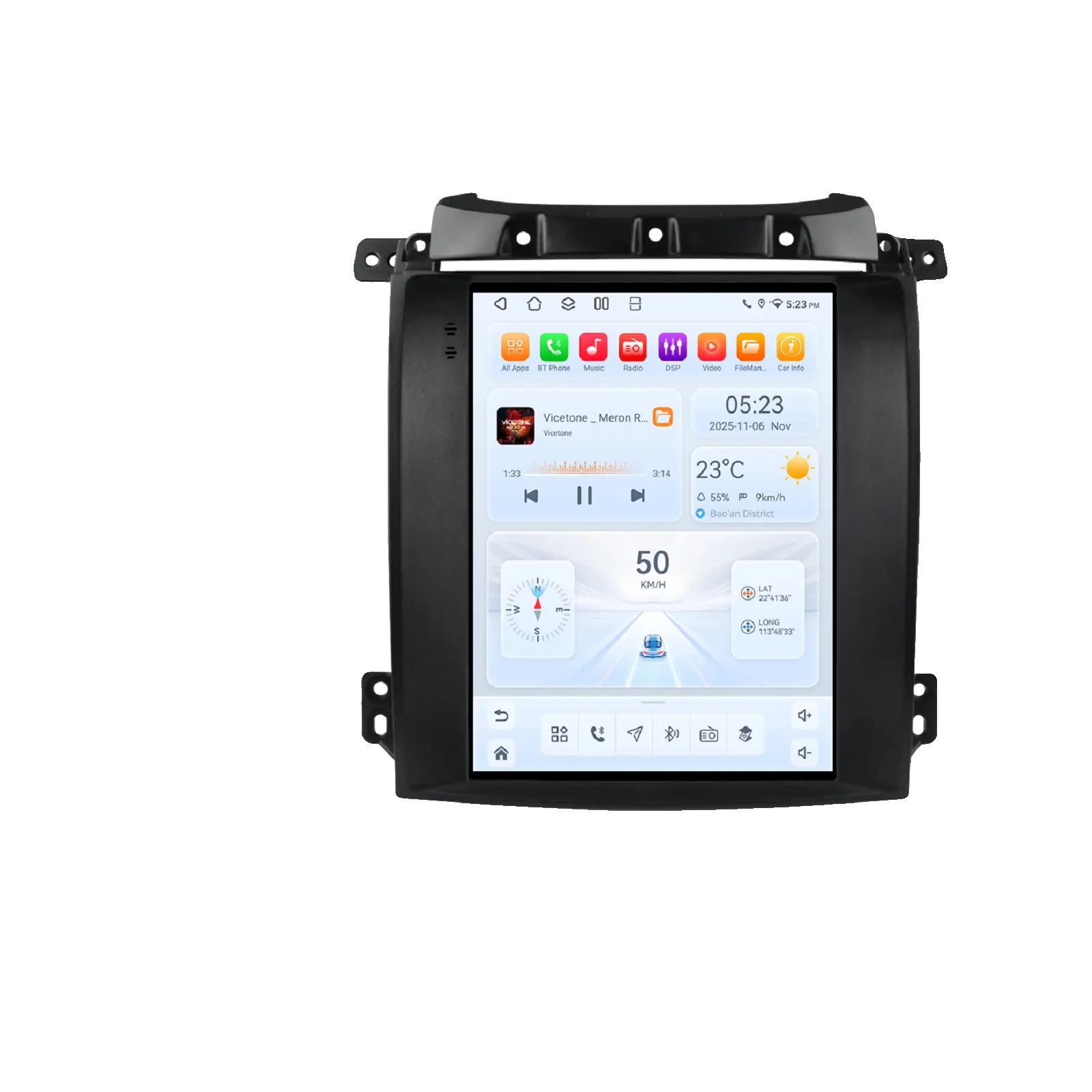 Carplay, Multimedia-funktionen, Navigationssystem, Kompatibel Mit Kia Sorento Bl 2002-2006, Qs4 Ki Ahdc2