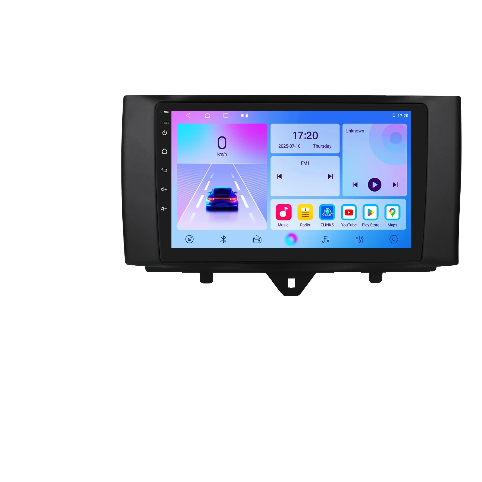 Autoradio, Displaygröße, Smartphone-kompatibilität, Kompatibel Mit Smart Fortwo 451 2011 - 2015, T4 Cp Ahd6 Ai