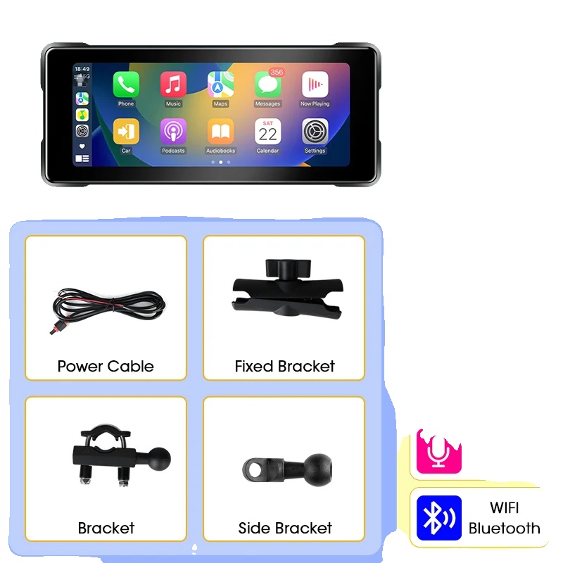 Multimedia-player, Wasserdicht, Kabellose Kompatibilität, 7 Zoll Pnd