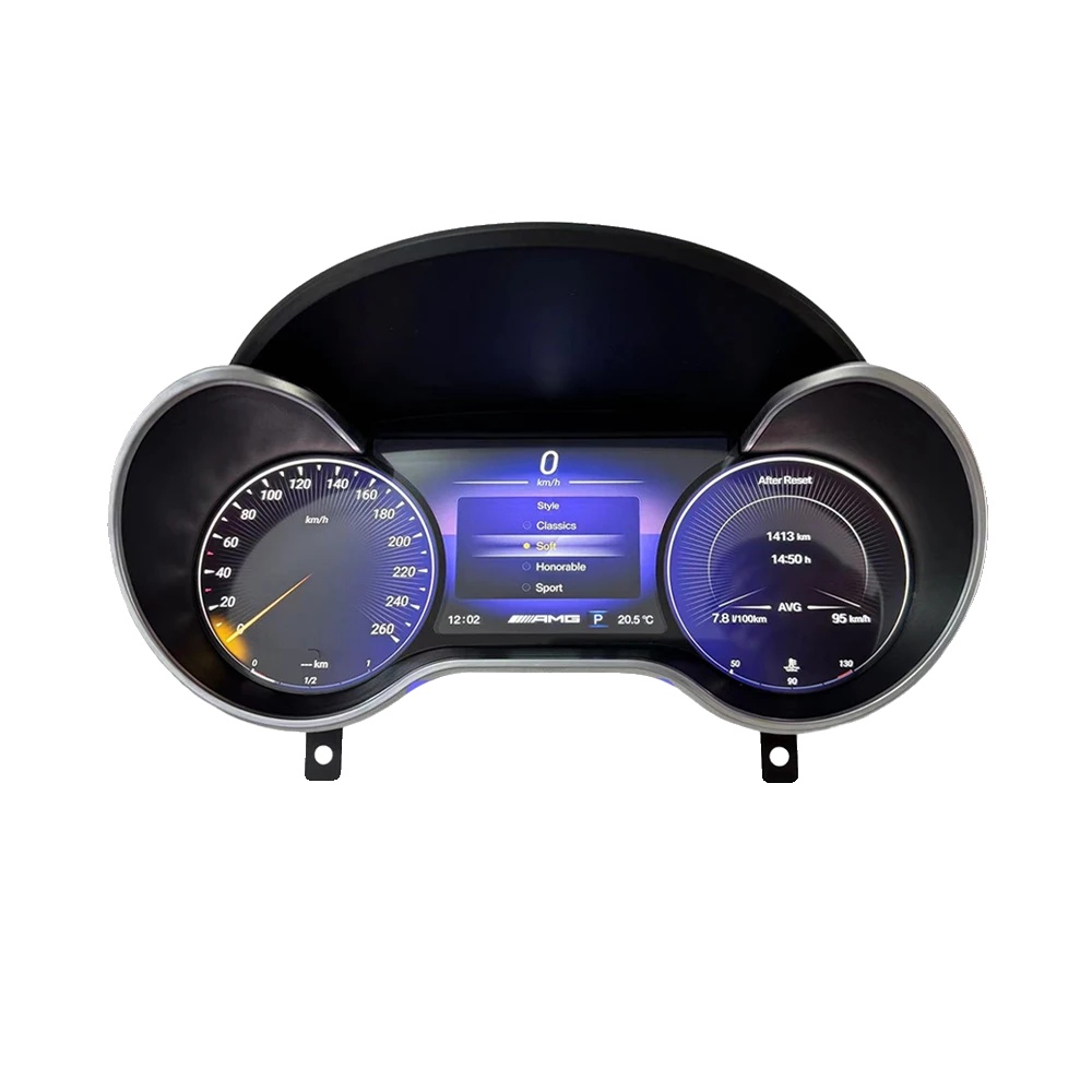 Digitales Dashboard-cluster, Kompatibel Mit Benz Ml Gl G Gle Gls W164 W166 W463 2006-2019, 12,3 Zoll Led-display, Usb- Und Tf-slot,, Alter W166