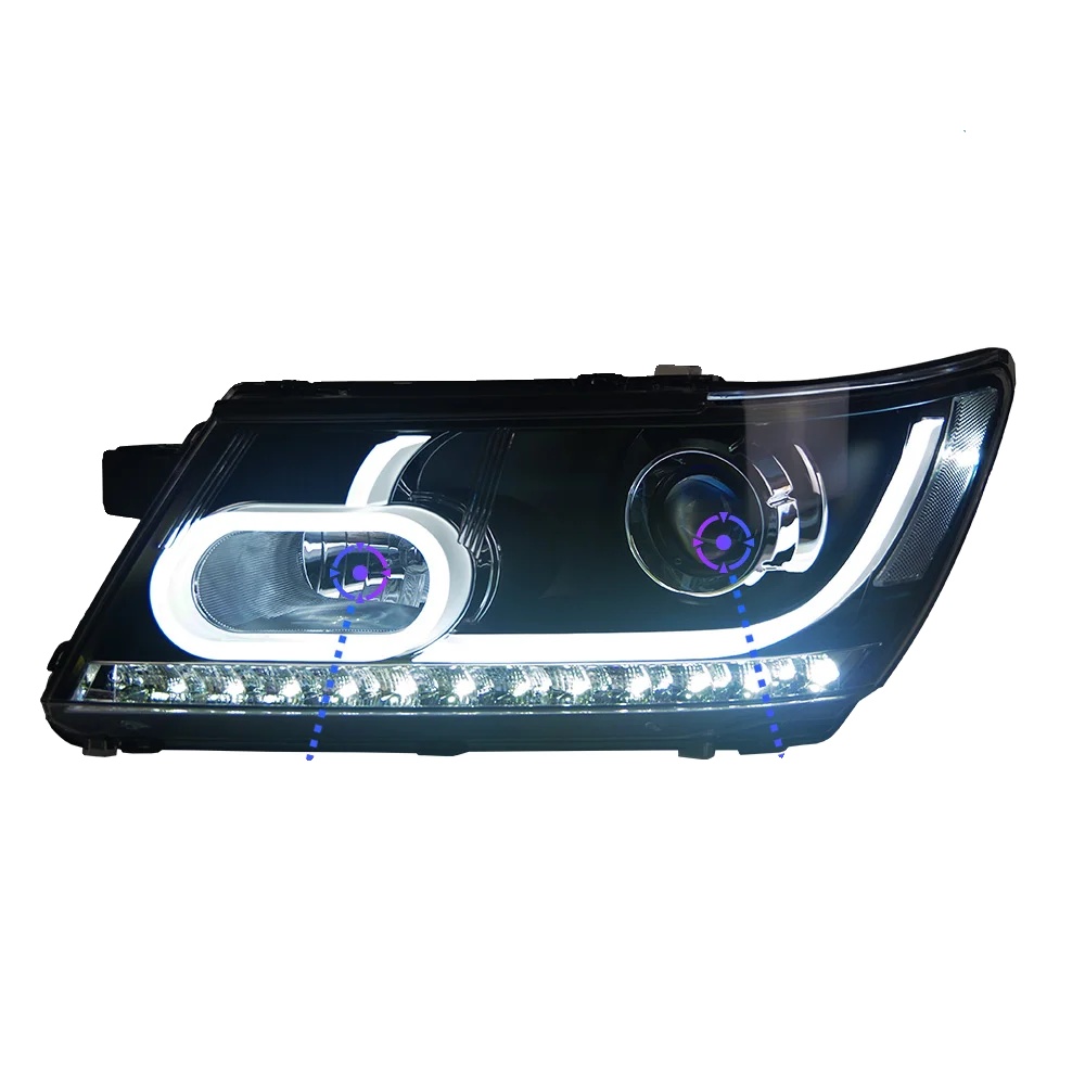 Scheinwerfer-einheit, Led-beleuchtung, Kompatibel Mit Dodge Journey 2008-19, Scheinwerfer Led