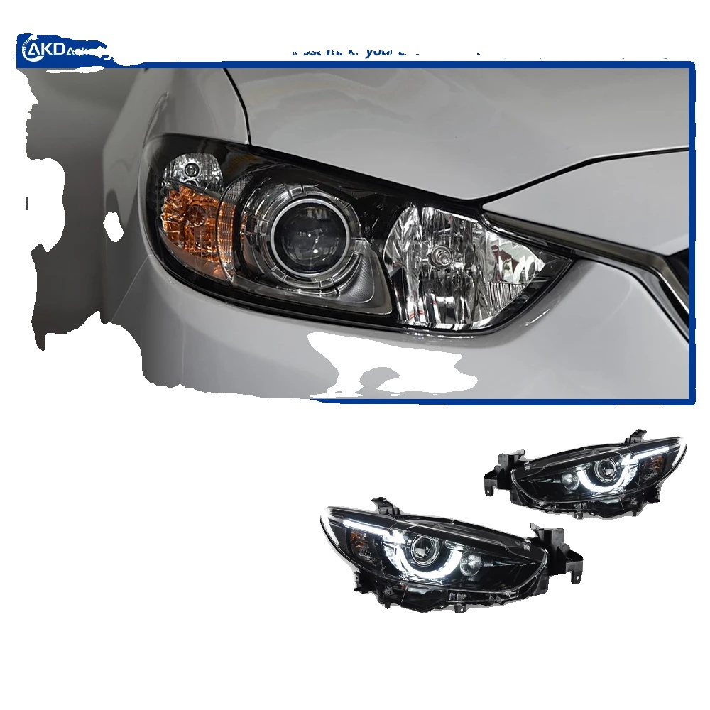 Scheinwerfer-einheit, Kompatibel Mit Mazda 6, Led-beleuchtung, Verbesserter Stil, Scheinwerfer-led-lampe