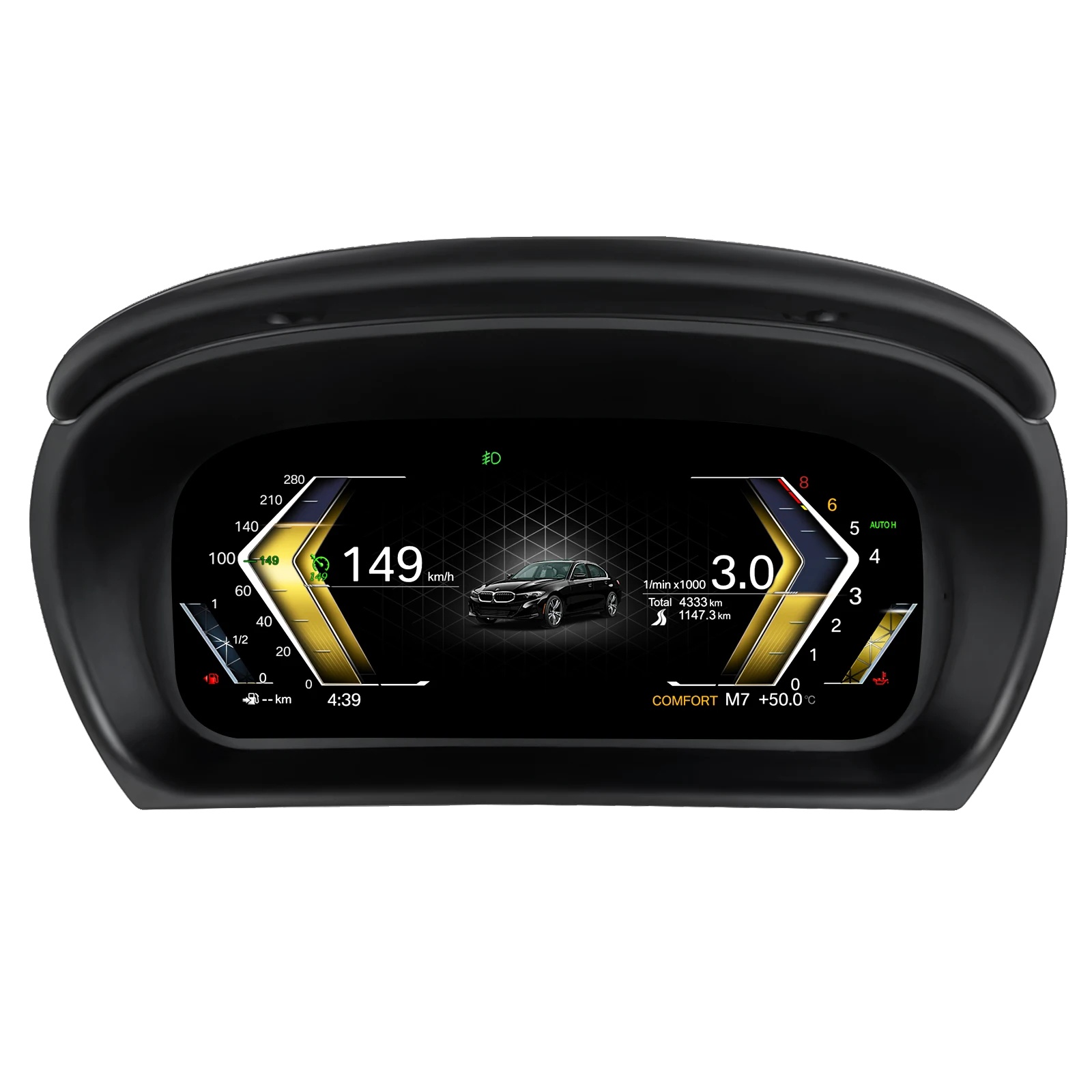 Digitales Instrumentencluster, 1920 X 720 Auflösung, Kompatibilität Mit Bmw 3er Serie E90 E91 E92 E93 2005 - 2012, Instrumentencluster
