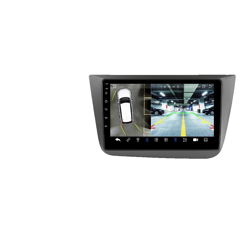 Carplay, Multimedia-player, Navigationssystem, Kompatibel Mit Seat Altea Xl Toledo 2004 - 2015, S8-360kamera