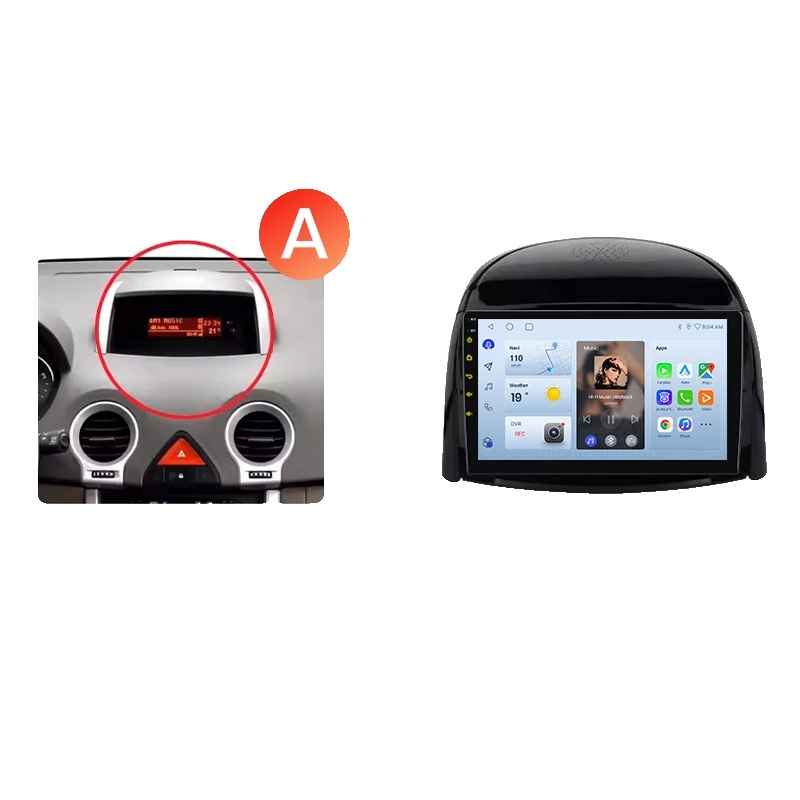 Carplay, Multimedia-unterstützung, Navigationssystem, Kompatibel Mit Renault Koleos 2008-2016, Px1 (4gb 64gb)a