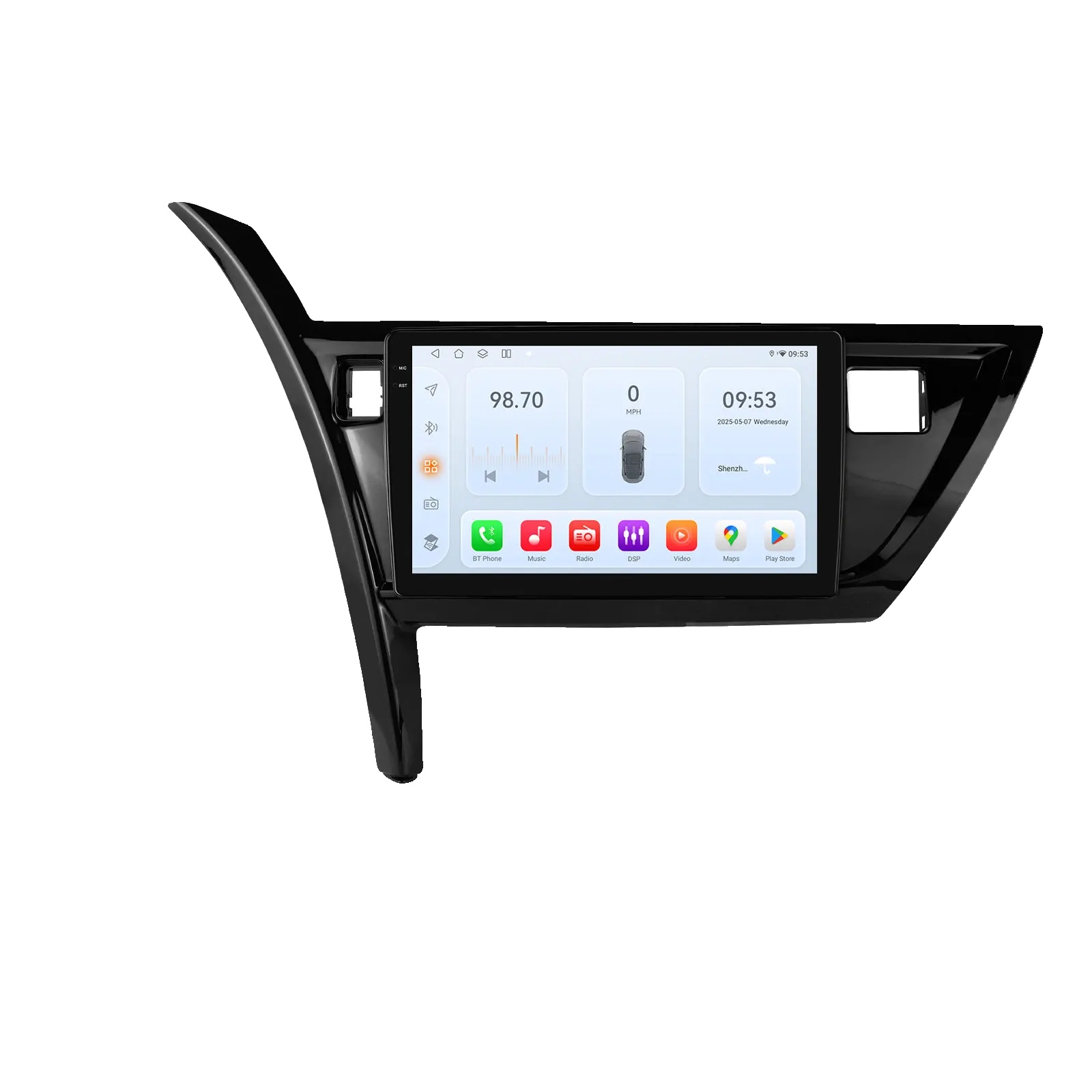 Autoradio, Displaygröße, Smartphone-integration, Kompatibel Mit Toyota Auris Corolla 2013 - 2016, Qs8 Rückkamera Aipro