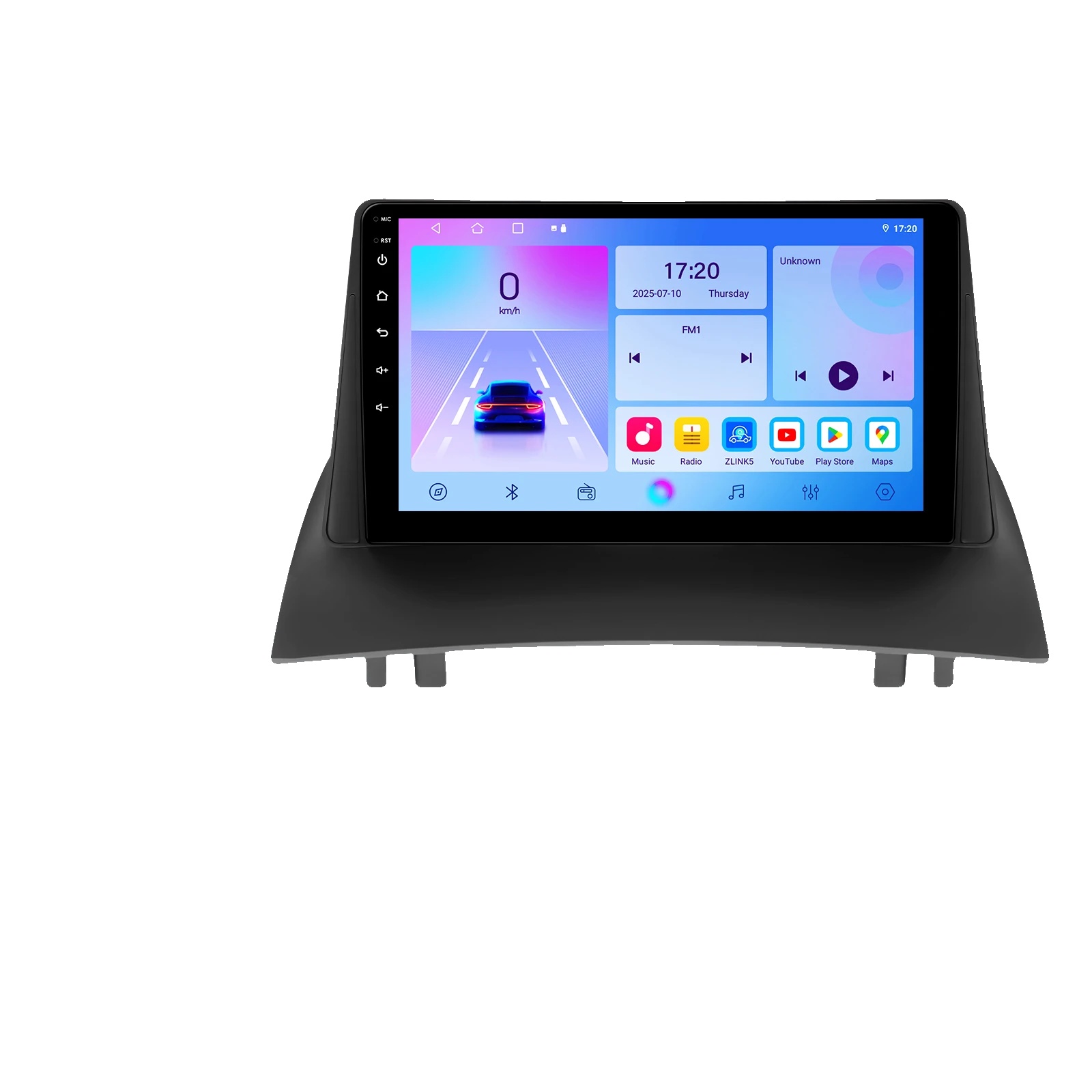 Auto-multimedia-system, Displaygröße, Navigationssystem, Kompatibel Mit Renault Megane 2 2002-2009, T3cp (4kerne 2g 64g)