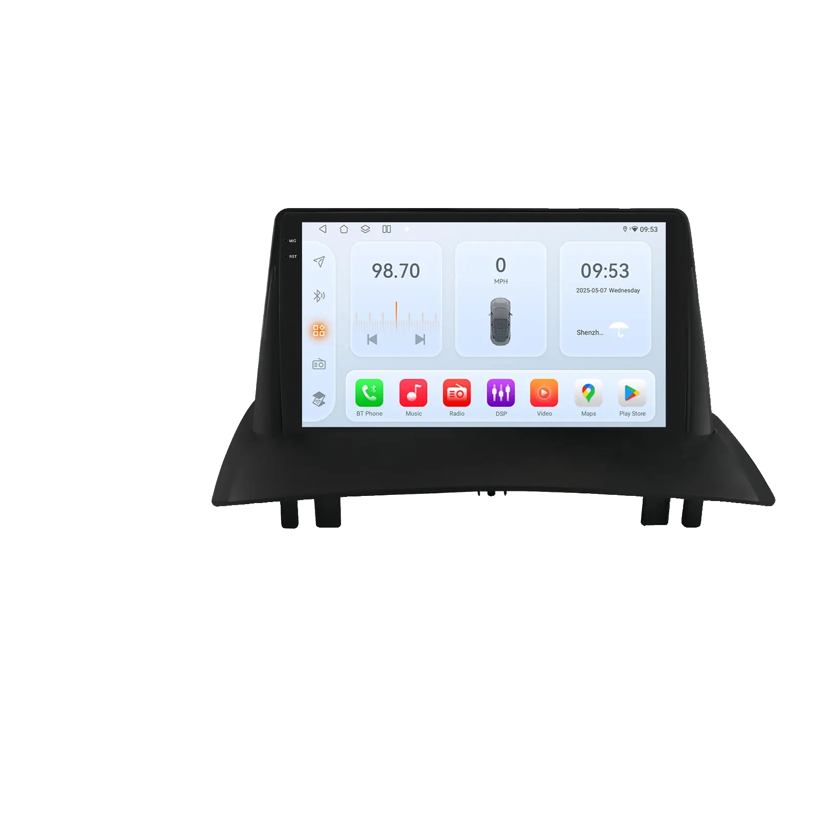 Auto-multimedia-system, Displaygröße, Navigationssystem, Kompatibel Mit Renault Megane 2 2002-2009, Qs1 Hinzufügen Ahdc2