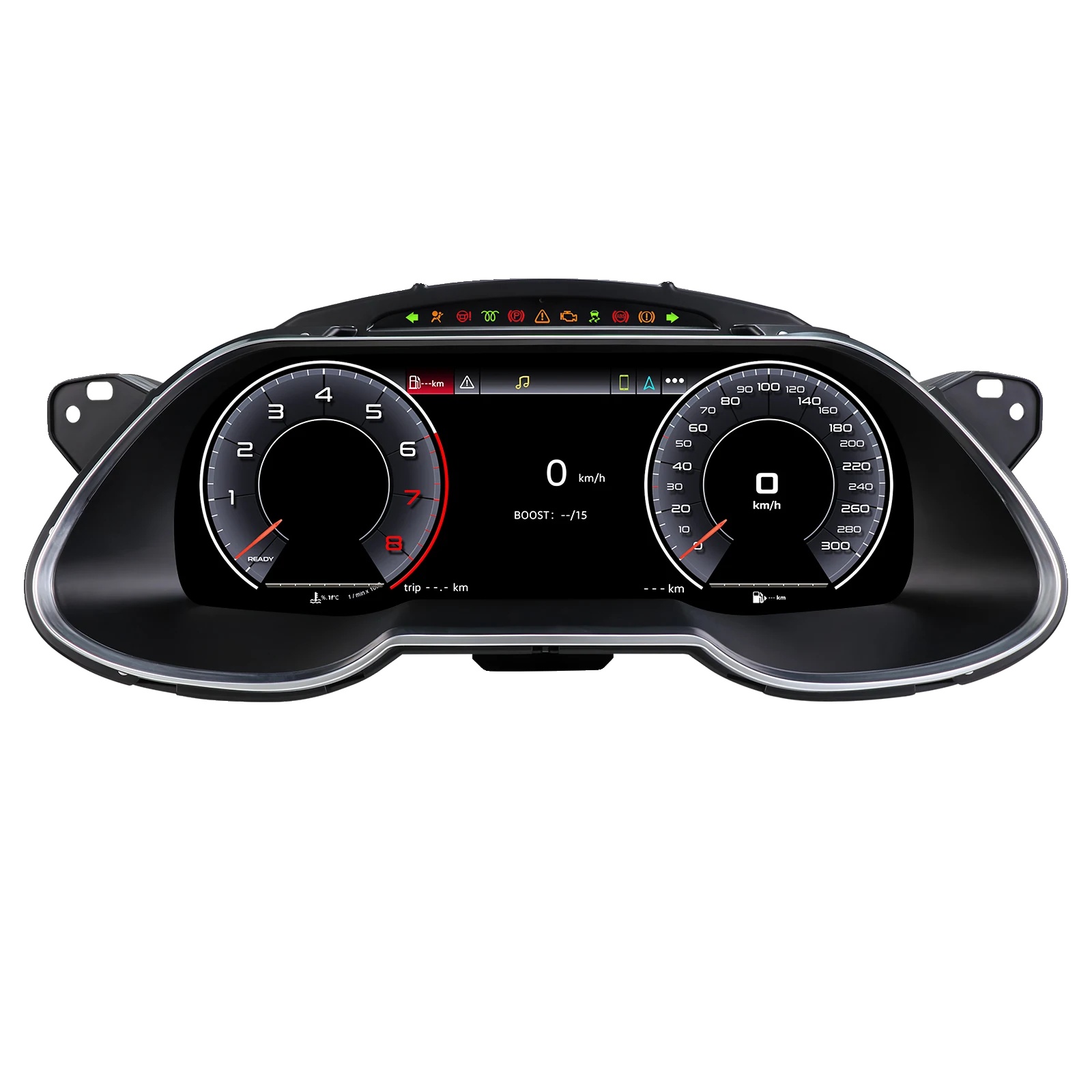 Carplay, Armaturenbrett-panel, 12,3 Zoll Hd-bildschirm, Kompatibel Mit Audi A4 2013-2016, Carplay & Android Auto, Cluster