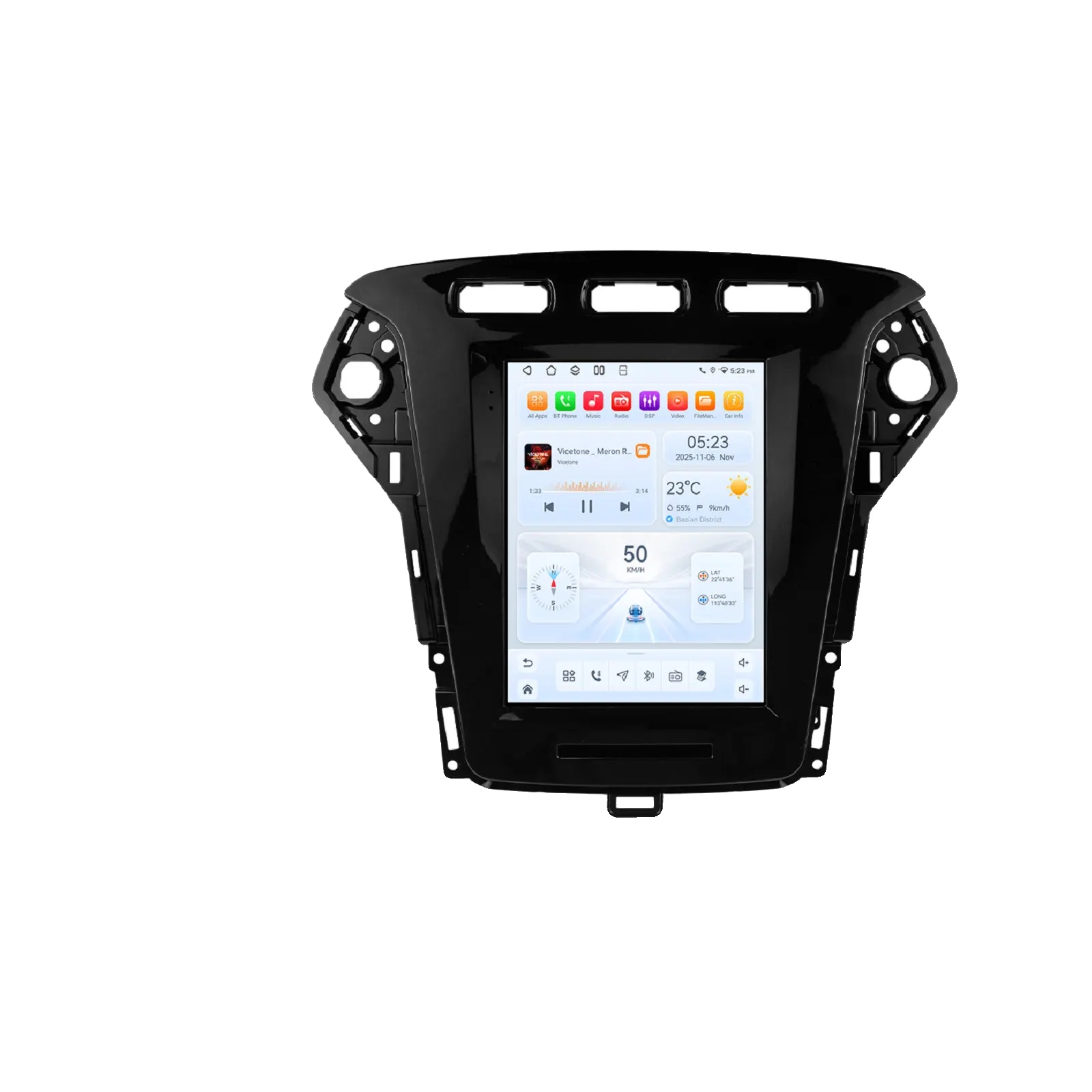 Autoradio, Touchscreen-display, Multimedia-unterstützung, Kompatibel Mit Ford Mondeo Mk4 / Galaxy 2011-2013, Qs6 (8core 6g 64g)