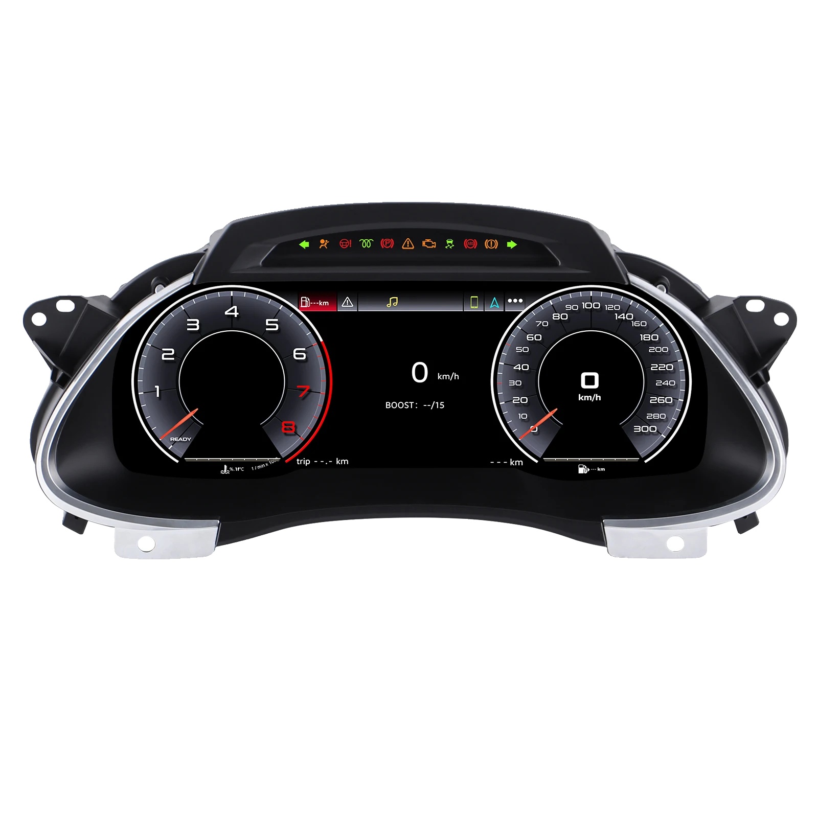Carplay, Digitales Instrumentencluster, 12,3 Zoll Hd-bildschirm, Kompatibel Mit Audi A4 2009-2012, Carplay- Und Android Auto-unterstützung, Cluster