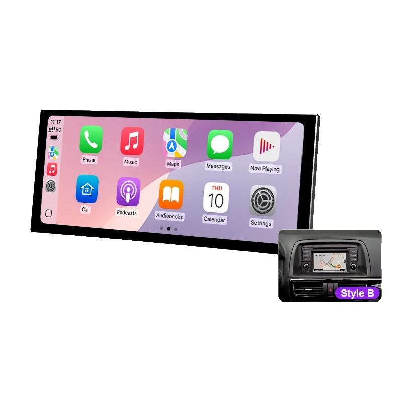 Carplay, Plug-and-play, Unterstützt Lenkradsteuerung, Kompatibel Mit Mazda Cx5 Cx-5 2012-2015, V5 4g 64g Stil B