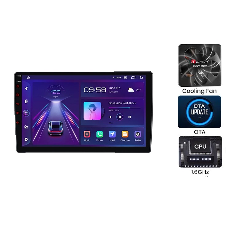 Autoradio, Touchscreen, Multimedia-unterstützung, Kompatibel Mit Peugeot 307 (hatchback/sw/cc) 2001-2008 Touchscreen, V1 Plus (2gb 32gb) Dvr C