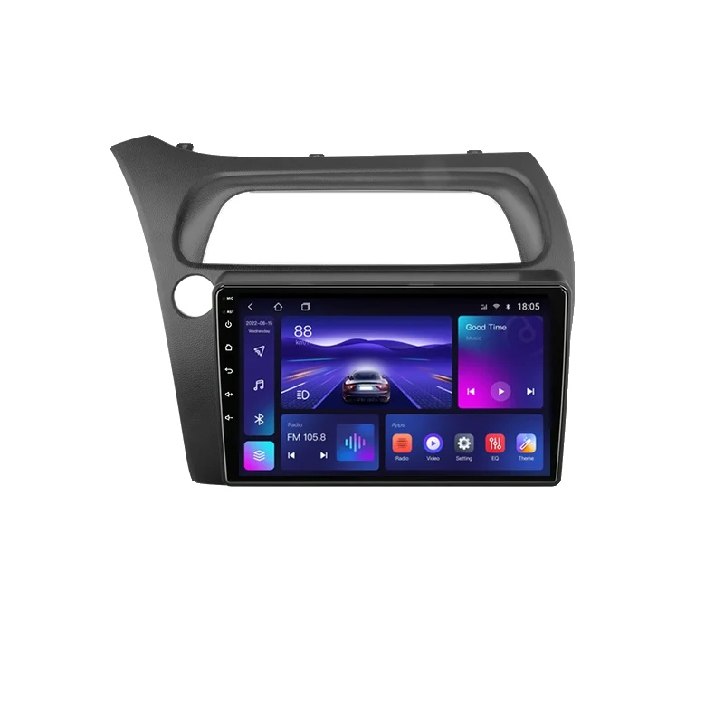 Auto-multimedia-player, Smartphone-integration, Hochwertiger Audioausgang, Kompatibel Mit Civic Hatchback 2006-2011, T6-ckamera