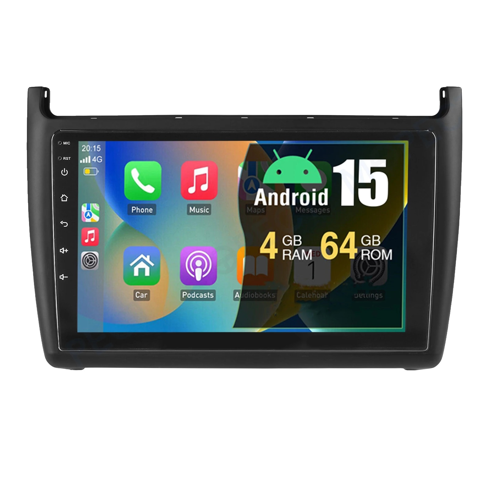 Auto-audiosystem, Touchscreen, Navigationsgerät, Kompatibel Mit Polo 6r 6c V 2009-2017, 4g-64g Dvr Ahd, Quad-core-b
