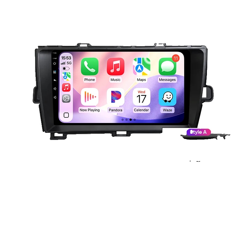 Carplay, Gestensteuerung, Integriertes Kühlsystem, Kompatibel Mit Toyota Prius 2009-2013 2015 Xw30 Kabellos, G5 4g 64g