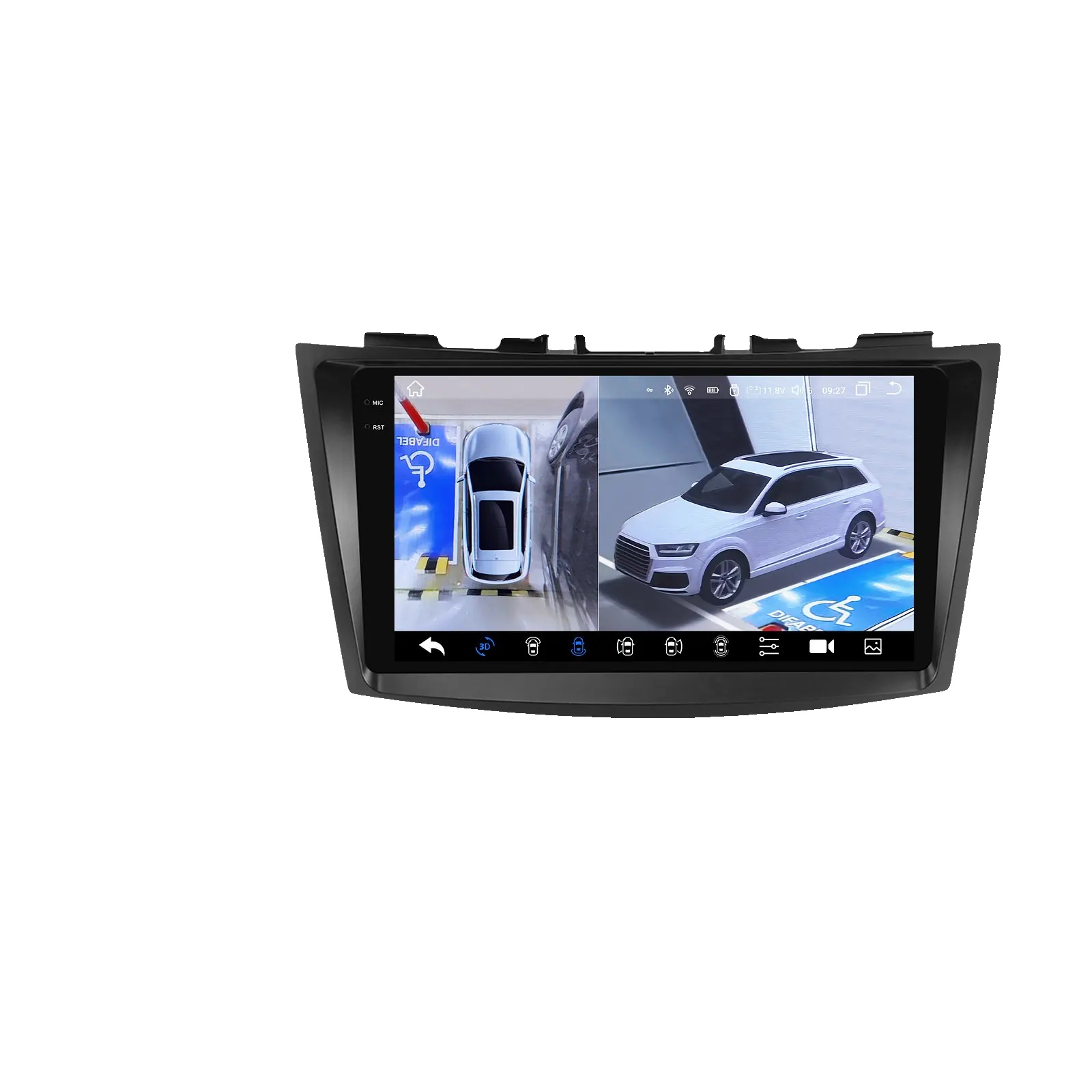 Autoradio, Smartphone-kompatibilität, Hochwertiger Klang, Kompatibel Mit Suzuki Swift 4 2011-2015 Kabellos, Qs8pnc Mit 360-grad-kamera