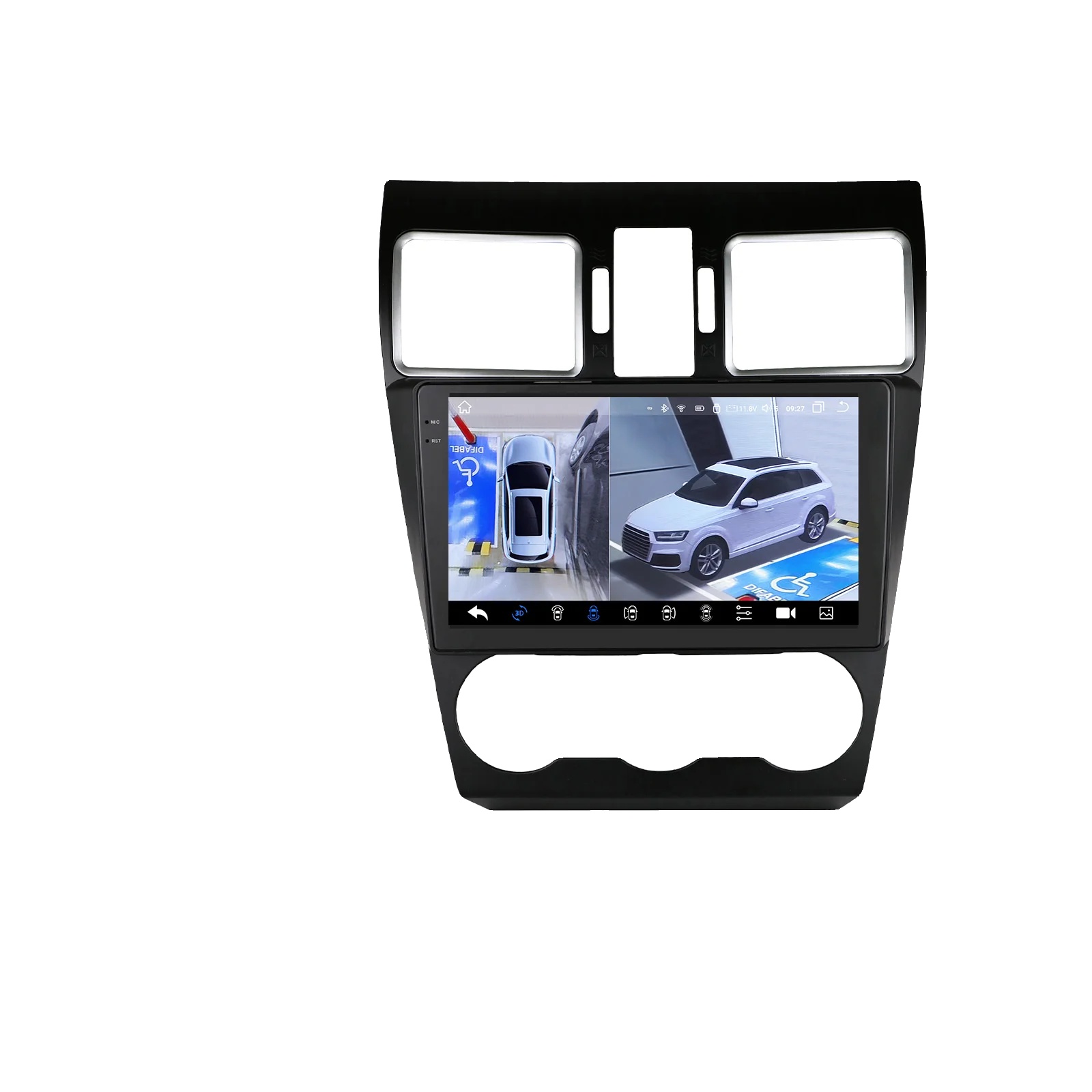 Autoradio, Multimedia-funktionen, Navigationssystem, Kompatibel Mit Subaru Forester / Wrx/sti / Xv Crosstrek / Impreza, Qs8pnc Mit 360-grad-kamera