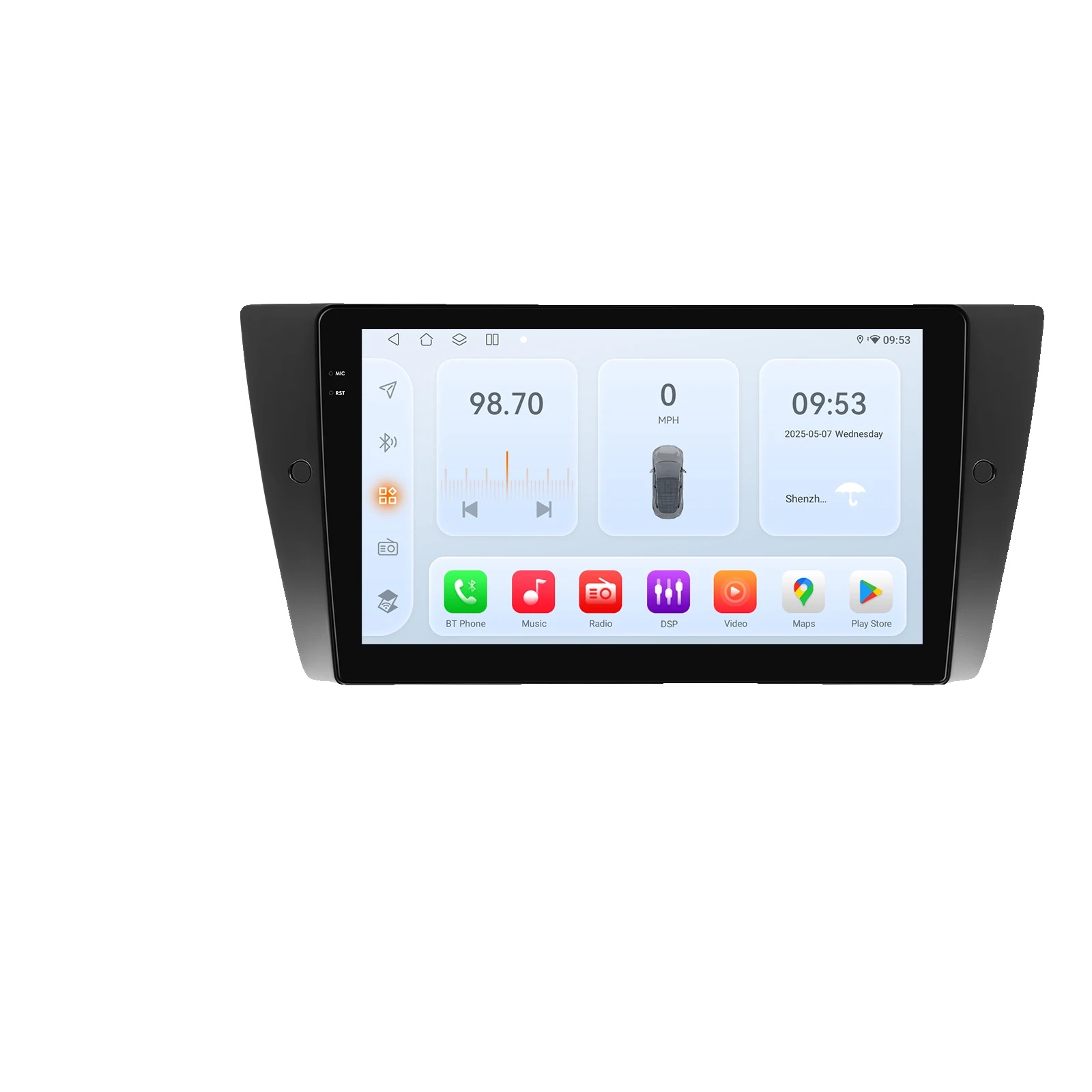Multimedia Stereo, 9display, Kompatibel Mit 3er Serie 2006-12, Touchscreen, Qs8-4g 8core-8 128