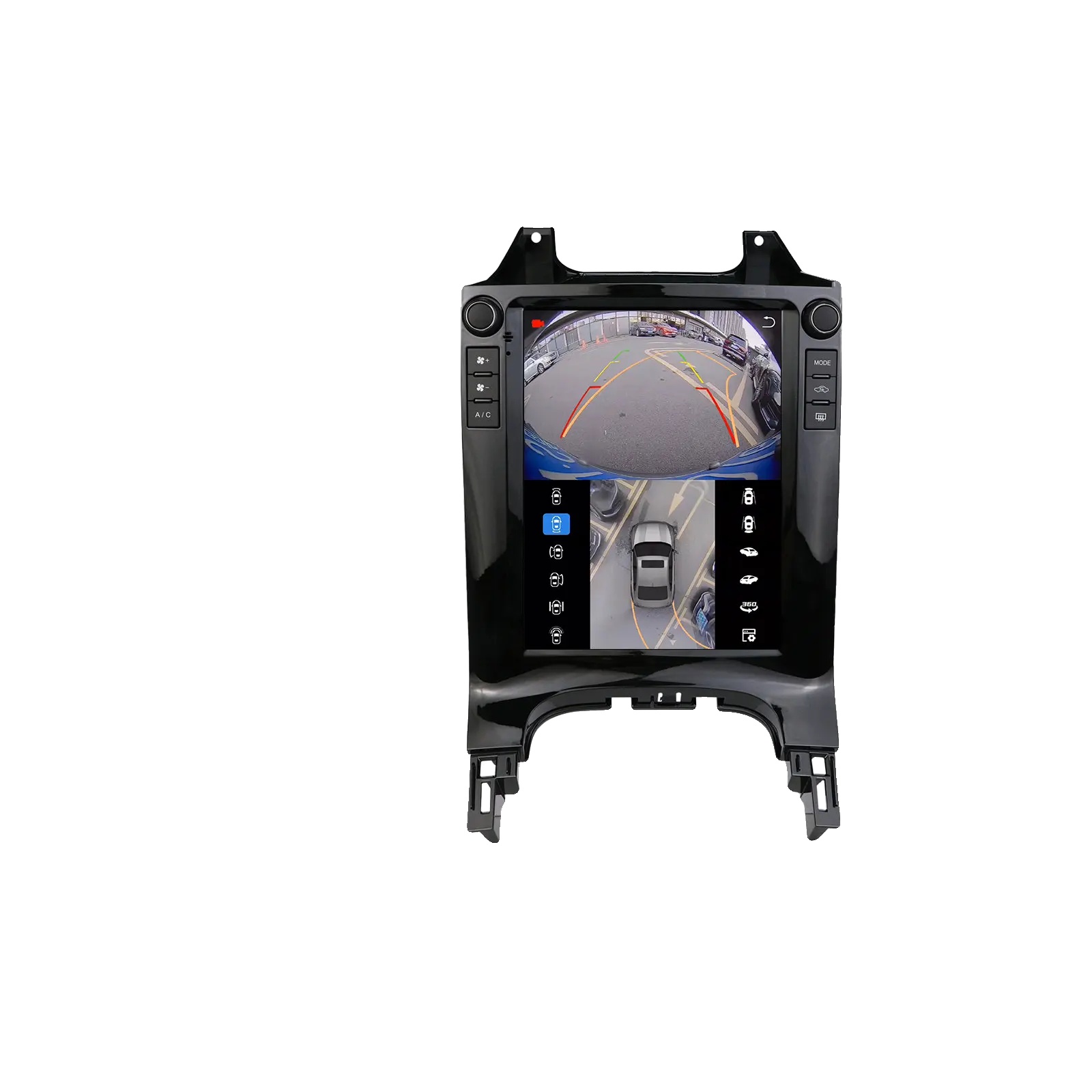 Autoradio, Multimedia-player, Touchscreen, Kompatibel Mit Peugeot 3008 2010-2017 Gps, Qs8 Mit 360 Kamera