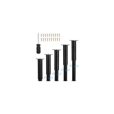 Verstellbare Möbelfüße – 1 Set, Höhe 18–34 Cm, Inklusive Schraubendreher – Möbel