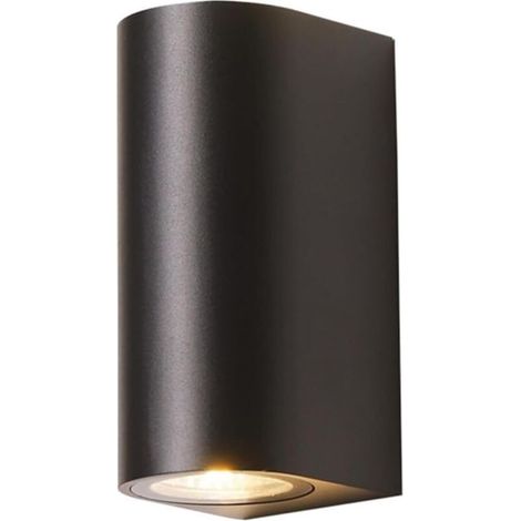 Wandleuchte Für Nachttisch/schlafzimmer/wohnzimmer - Schwarze Runde Doppelleuchte - 1