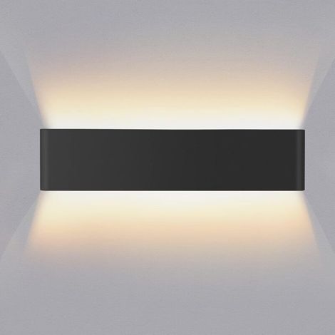 Wandleuchte Für Den Innenbereich, 16 W, 40 Cm, Nach Oben Und Unten Verstellbar, Aluminium, Dekorative/moderne Wandleuchte, Warmweißes Licht (3000 K), Geeignet Für Wohnzimmer, Schlafzimmer, Flur (schwa