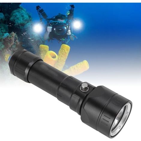 Wasserdichte Taucherlampe 5000lm P50 4 Leds 3 Leuchtmodi Ipx8 Unterwasser-tauchlampe Zum Befüllen