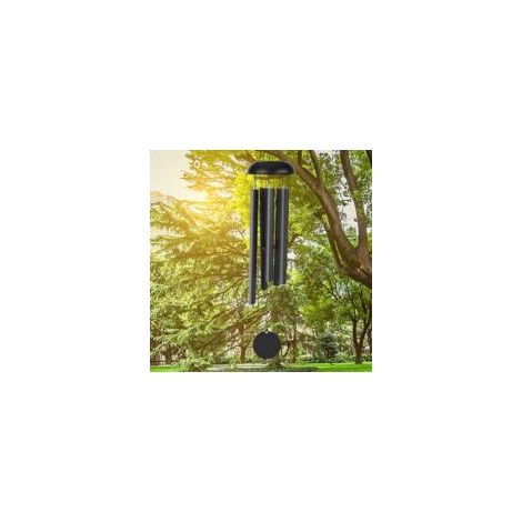Windspiel Für Den Außenbereich, 80 Cm Großes Gedenk-windspiel Mit Tiefem, Sattem Klang, 6 Hohle Aluminiumröhren, Angenehme Melodie, Retro-dekoration Für Garten, Innenbereich, Hof Und Zuhause