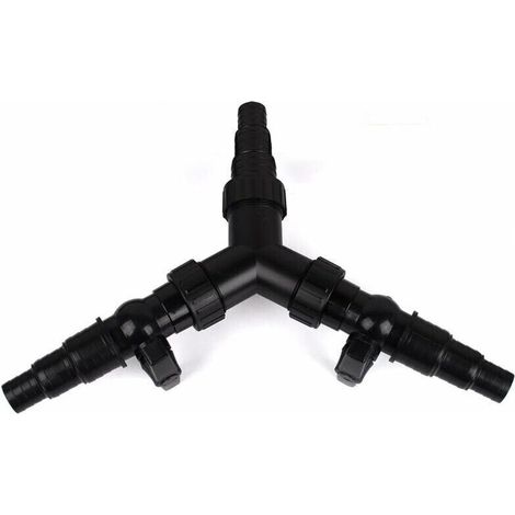 Y-förmiger Wasserverteiler Für Teichpumpe Cst-02f 25/32/38 Mm (1"/1 1/4"/1 1/2"), Von Debuns