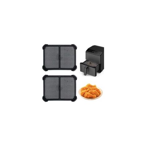 Zubehör Für Die Heißluftfritteuse Af400eu, Spritzschutz Aus Edelstahl Und Silikon, Heißluftfritteusen-zubehör (2er-set)