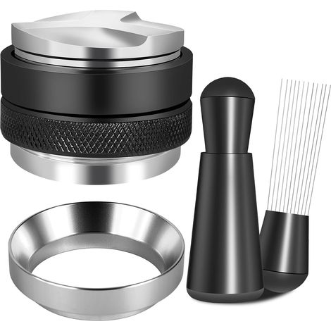 Zubehörset Für 51-mm-espressomaschinen: Kaffeepulverspender, Tamper, Werkzeuge Und Dosiertrichter – Kompatibel Mit 51-mm-espressomaschinen Und Siebträgern