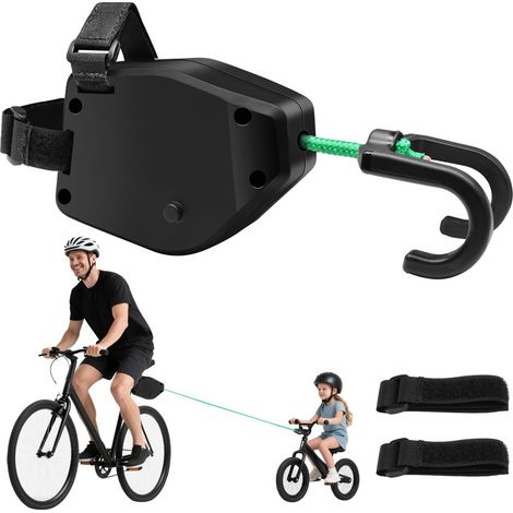 Zugseil Für Kinderfahrräder, Einziehbares Seilsystem, Geeignet Für Eltern Und Kinder, Um Die Zugkraft Nach Einer Fahrradtour Im Freien Zu Erhöhen.
