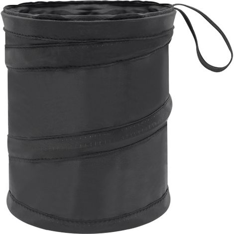 Zusammenklappbarer Auto-mülleimer – 4 L – Müllbeutel – Autositz-organizer – Auto-innenausstattung – Schreibtisch-organizer – Schwarz
