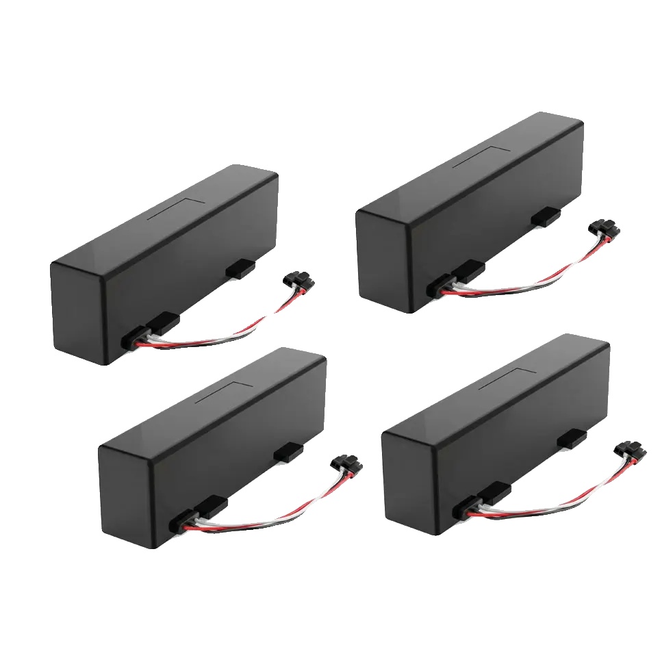 Ersatzbatterie, 9800mah Kapazität, Kompatibel Mit Robotersaugern, 12800mah- 4pcs