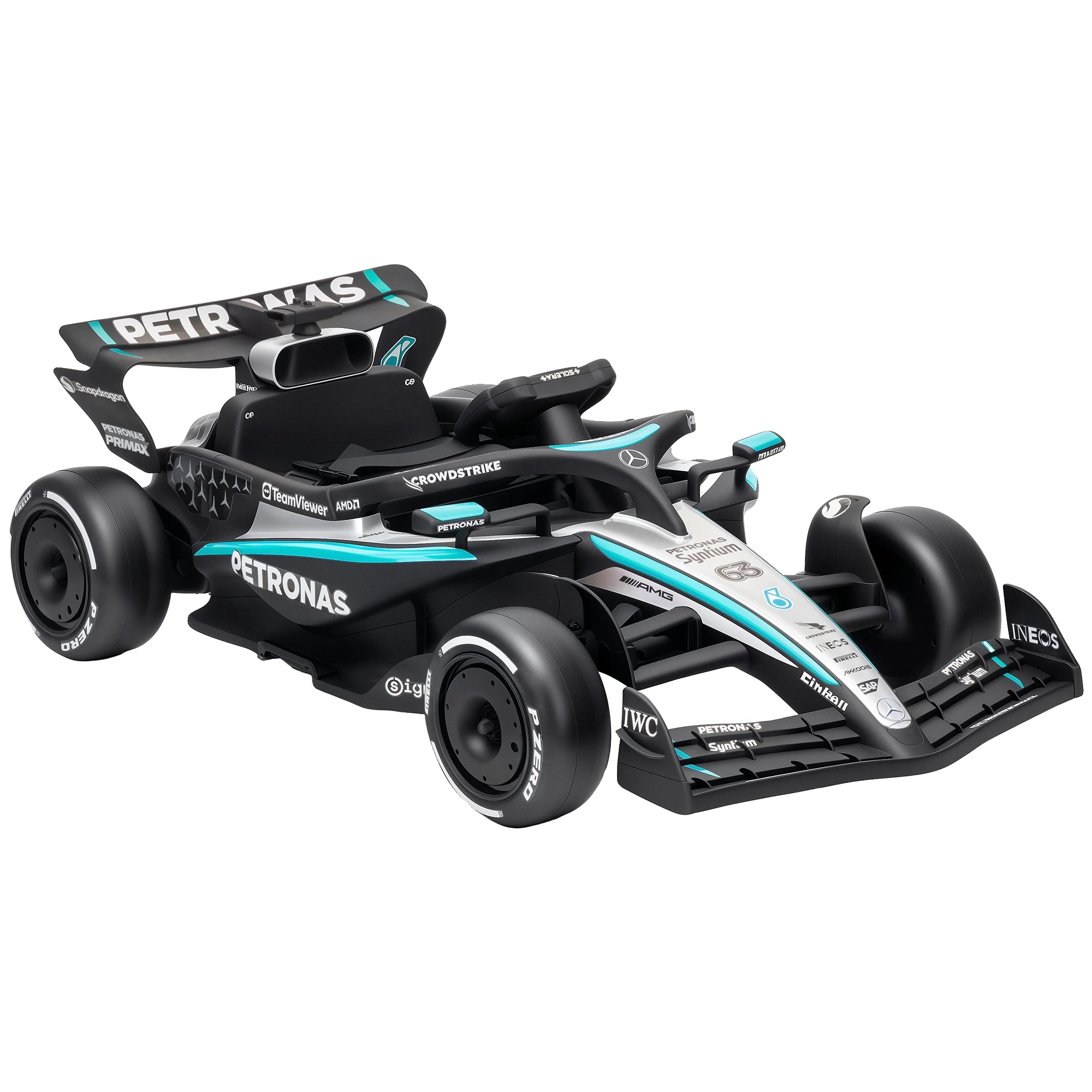 Elektrisches Kart, Dualmotoren, Elternkontrolle, Schwarz